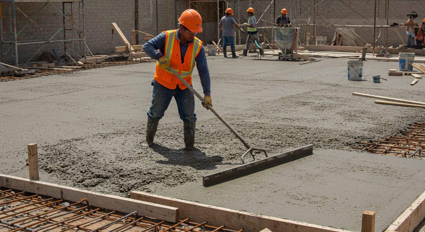 Serviço de Espalhamento de Concreto